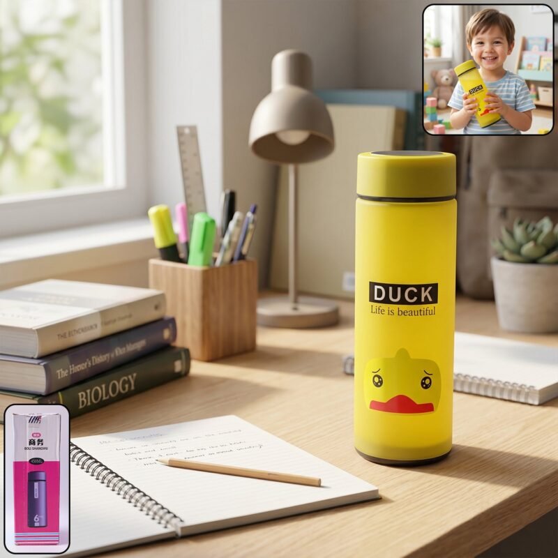 01_efbdfee3-e219-4095-ab50-53c782404a95.jpg Frosted Glass Kids Water Bottle � Leak-proof & Stylish Design