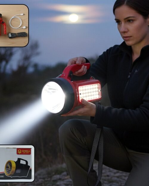Rechargeable LED Torch – High Power & Emergency Light Panel