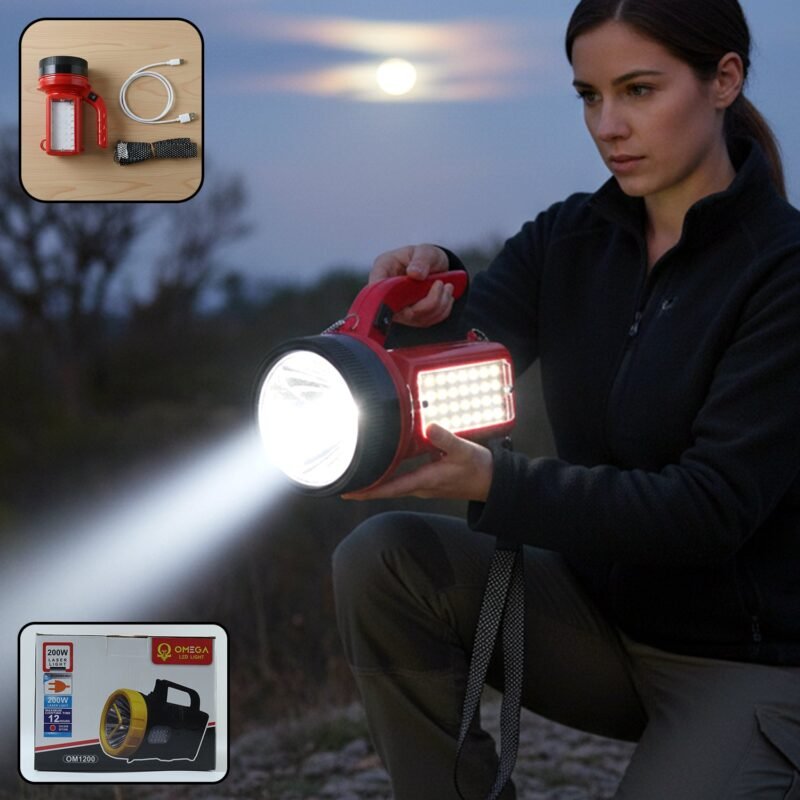 01_f081d7bc-fa49-4ee7-8fc2-99ac20abf819.jpg Rechargeable LED Torch – High Power & Emergency Light Panel