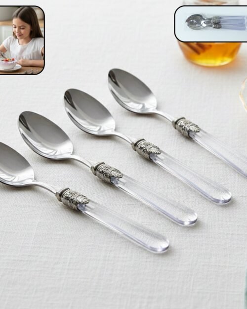 Stainless Steel Dessert Spoon – Elegant Multipurpose Cutlery for Home & Dining