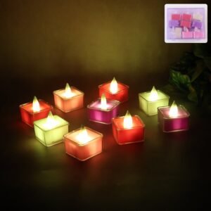 01_ff6fe4a3-40aa-4e6b-94c1-b274cdb19009.jpg LED Flameless Tealight Candles – Vibrant Multicolor Set (9 Pc)