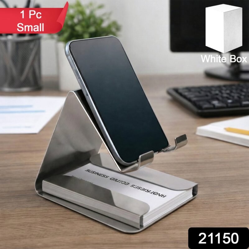 Small Desktop Mobile Phone Stand – Compact Hands-Free Holder