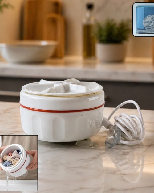 Portable Mini Electric Washing Machine � Compact & Easy to Use