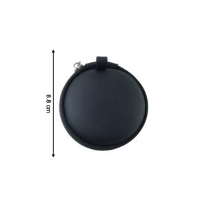 02EarbudCarryingCase-07.jpg Earphone Carrying Case – Compact Hard Shell with Zipper Closure