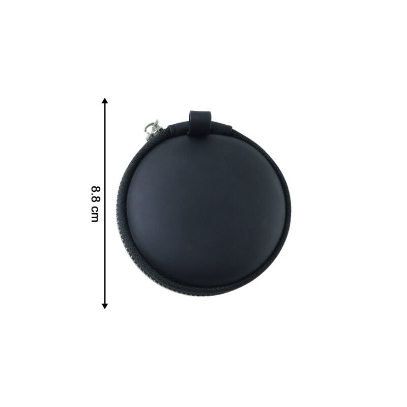 02EarbudCarryingCase-07.jpg Earphone Carrying Case – Compact Hard Shell with Zipper Closure