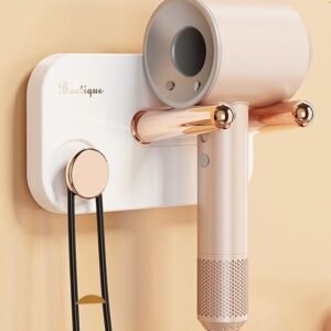 Wall Mount Hair Dryer Holder � Space-Saving & Heat Resistant