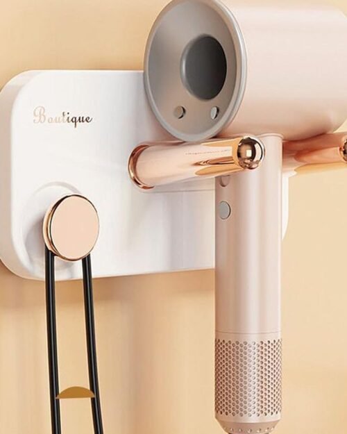 Wall Mount Hair Dryer Holder � Space-Saving & Heat Resistant