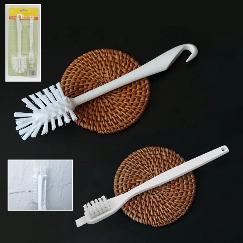 Multifunctional Cleaning Brush � For Bottles & Jars, Durable & Ergonomic