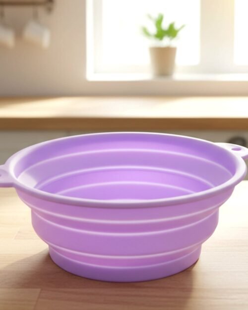 Folding Silicone Facial Ice Bath Bowl – Collapsible & Space-Saving
