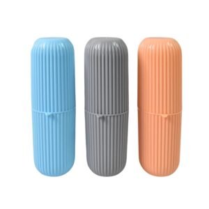 Travel Toothbrush Holder � 3 Pc Multicolor Kit | Konvex