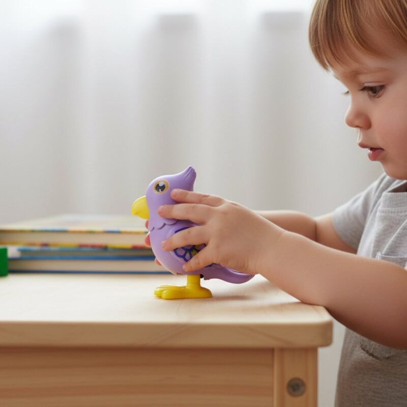 Key Operated Jumping Bird Toy – Fun Wind-Up Action for Kids