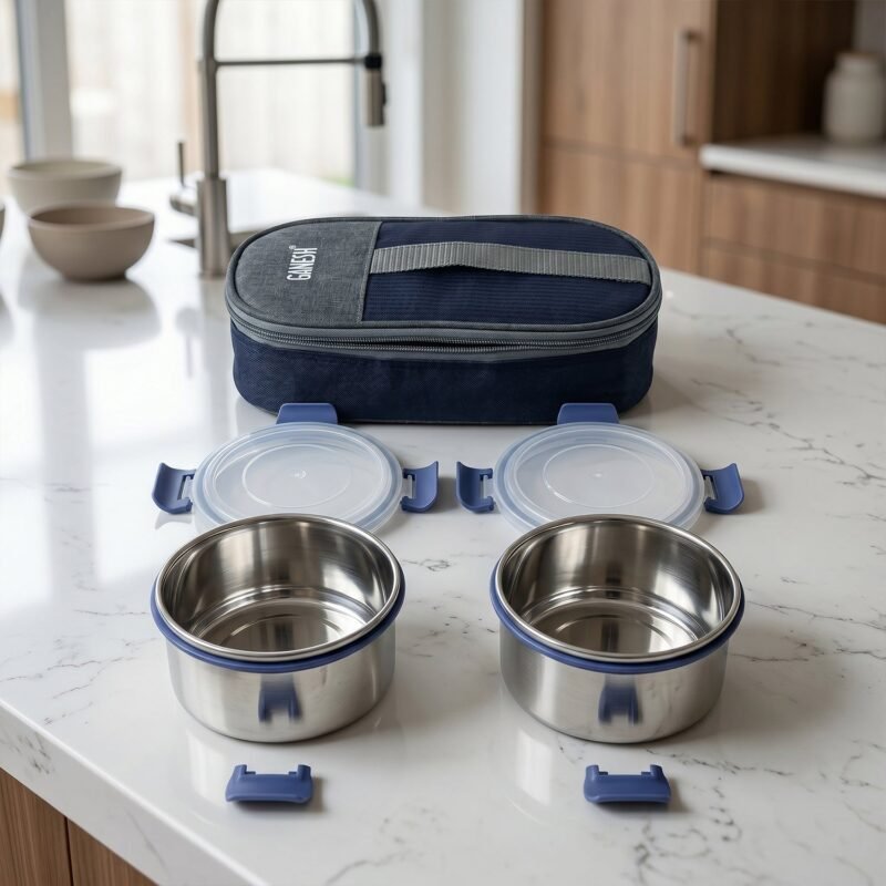 02_6b7f5668-b7c5-4e14-8ee4-1f30737d69d8.jpg Stainless Steel Lunch Box Set � Leakproof & Insulated for Daily Use
