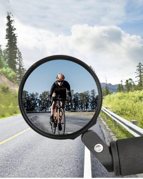 Bar End Bike Mirror – Universal Fit, 360° Rotatable | RaceVault