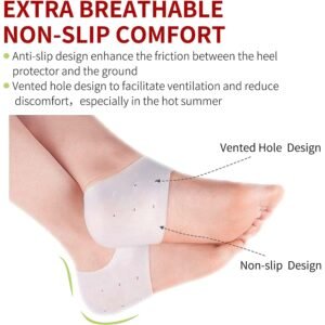 Kid Silicone Heel Protectors � Soft Gel Cushions for Heel Care