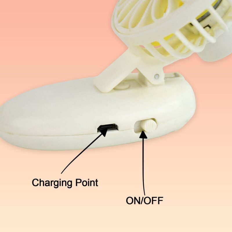 Mini USB Handheld Fan – Portable & Rechargeable Cooling | VoltDesk