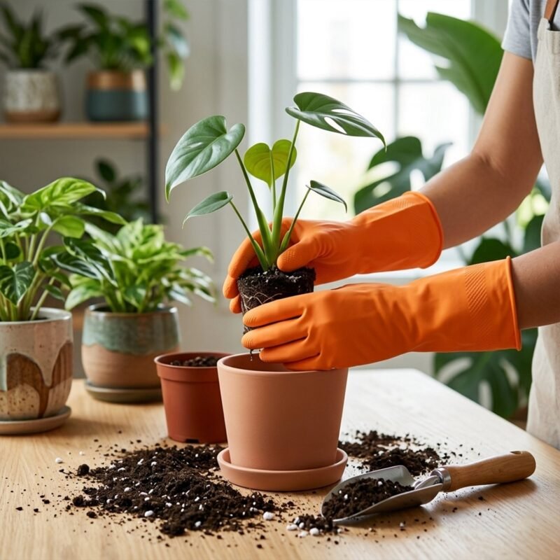 02_d50b0f2a-b034-4858-b15d-741484c8fda5.jpg Waterproof Rubber Gloves � Reusable Kitchen & Household Protection