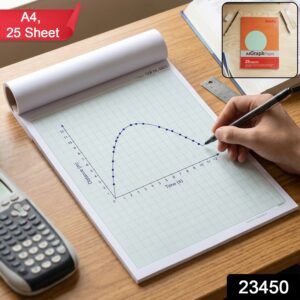 A4 Graph Paper Pad � Precise 1mm Square Grid for Technical & Academic Use