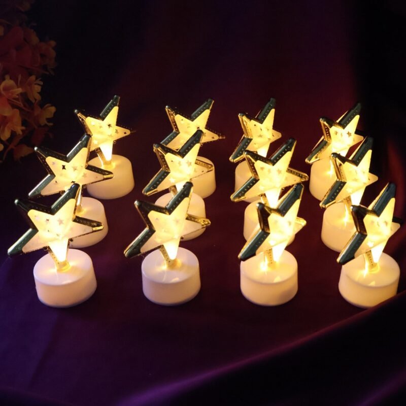 02_light3.jpg Star Shaped Flameless LED Candles – Safe & Elegant Décor Set