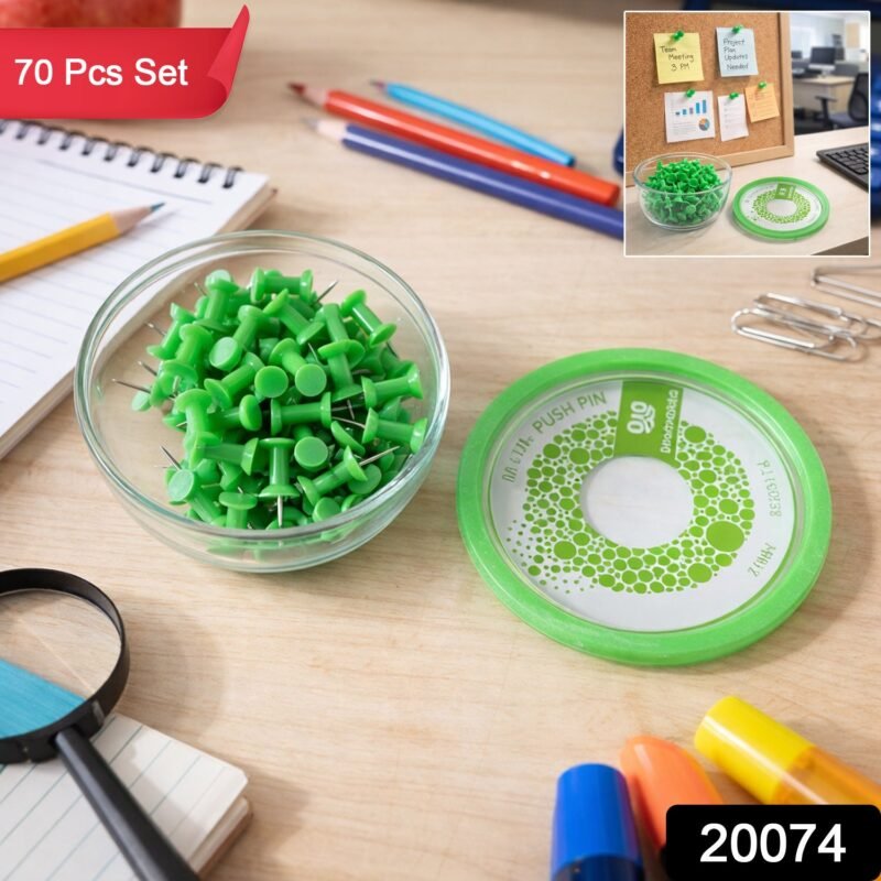 Heavy-Duty Plastic Push Pins � Reliable for Office & Home Use