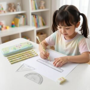 02compassbox.jpg Cartoon Geometry Box Set – Fun & Organised School Supplies
