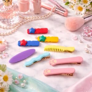 Hair Clips Set – Colorful & Easy-to-Use for Daily Styling