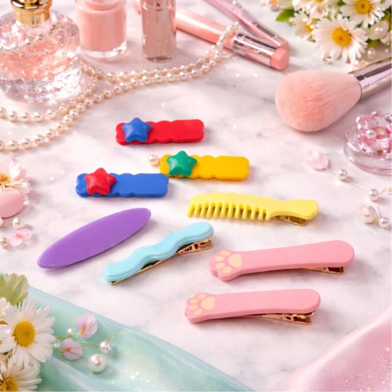 Hair Clips Set – Colorful & Easy-to-Use for Daily Styling