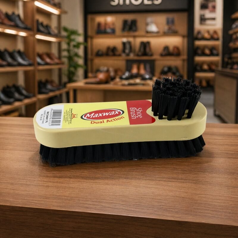 02shoebrush.jpg Shoe Cleaning Brush � Dual Action 2-in-1 for Effective Footwear Care