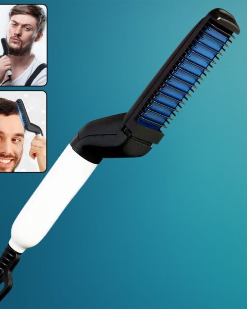 Men's Hair & Beard Straightener – Quick Styling Comb | BraveVault