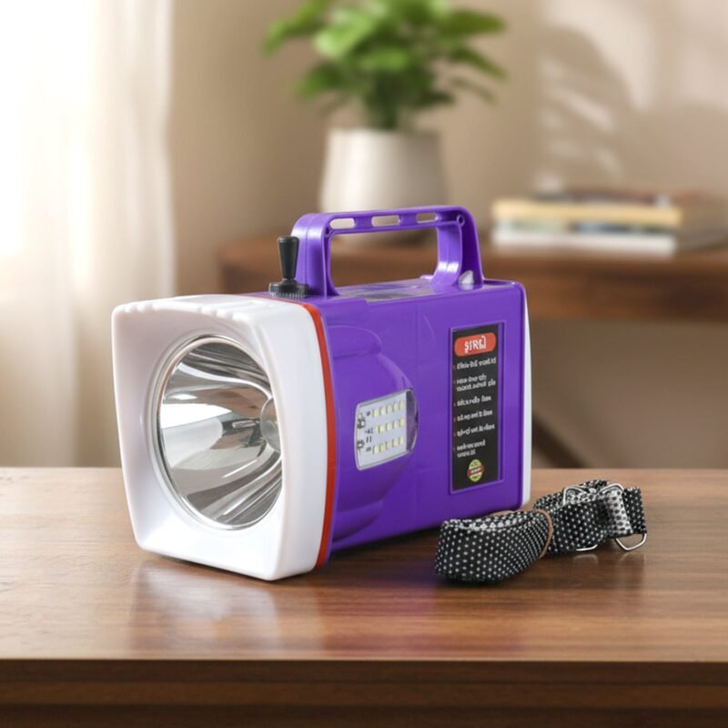 Rechargeable LED Laser Torch – High Power Long Range Emergency Light