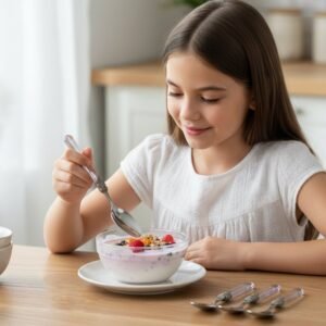 Stainless Steel Dessert Spoon – Elegant Multipurpose Cutlery for Home & Dining