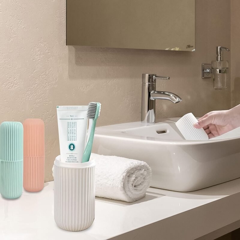 Travel Toothbrush Holder � 3 Pc Multicolor Kit | Konvex