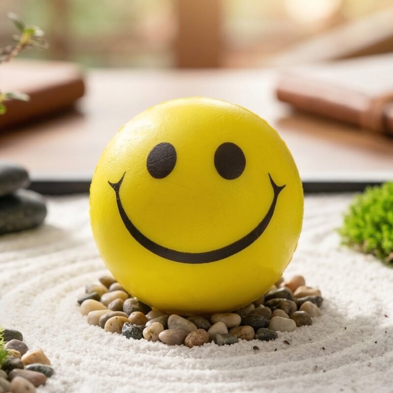 Soft Foam Smiley Toy Ball – Stress Relief for Kids & Adults