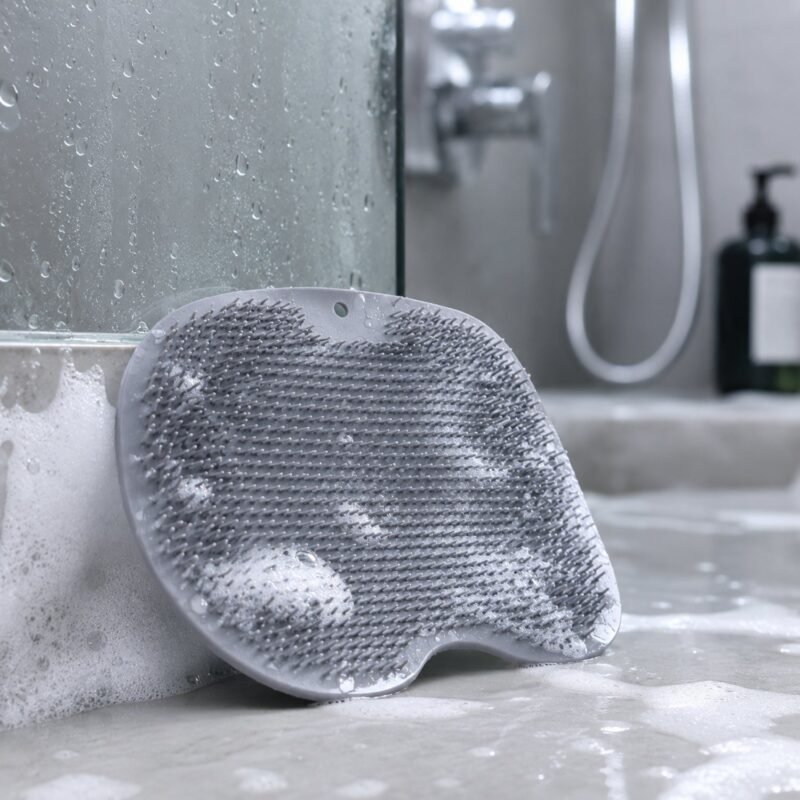 Silicone Foot Scrubber Mat � Soft Bristles for Easy Foot Care