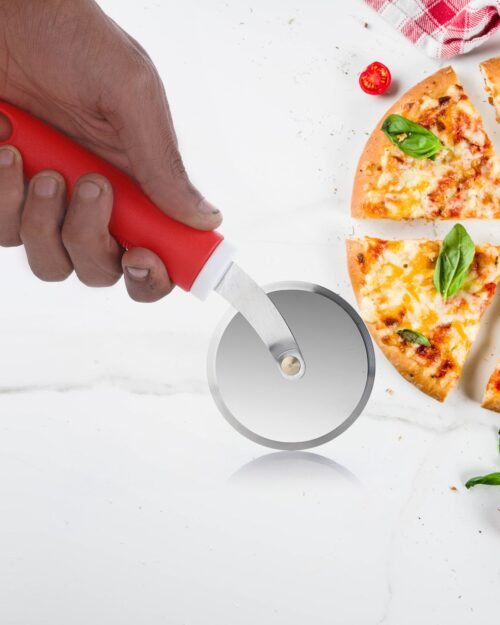 Pizza Cutter Wheel – Stainless Steel & Plastic Grip | Ganesh