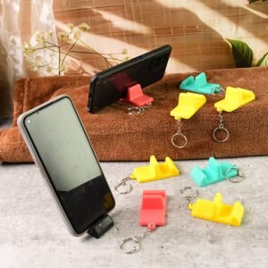 Mobile Stand Keychain – Compact 2-in-1 Phone Holder