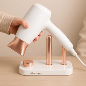 Wall Mount Hair Dryer Holder � Space-Saving & Heat Resistant