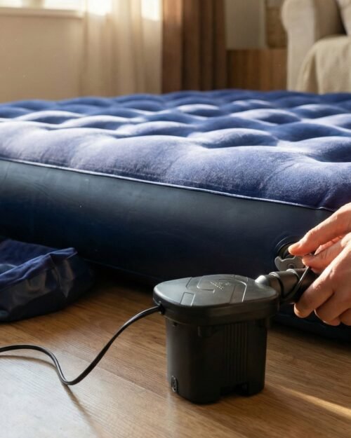Portable Electric Air Pump – Compact Inflator with Car Adapter