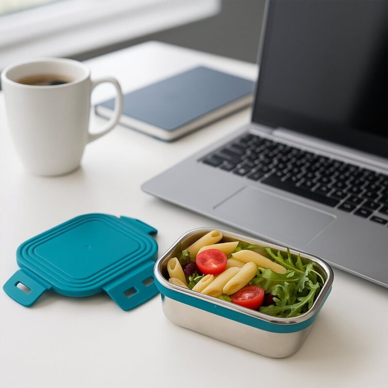 Stainless Steel Mini Food Container – 200ml Airtight Leak-Proof