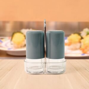 Salt & Pepper Dispenser Set – Precise Acrylic Seasoning Shakers