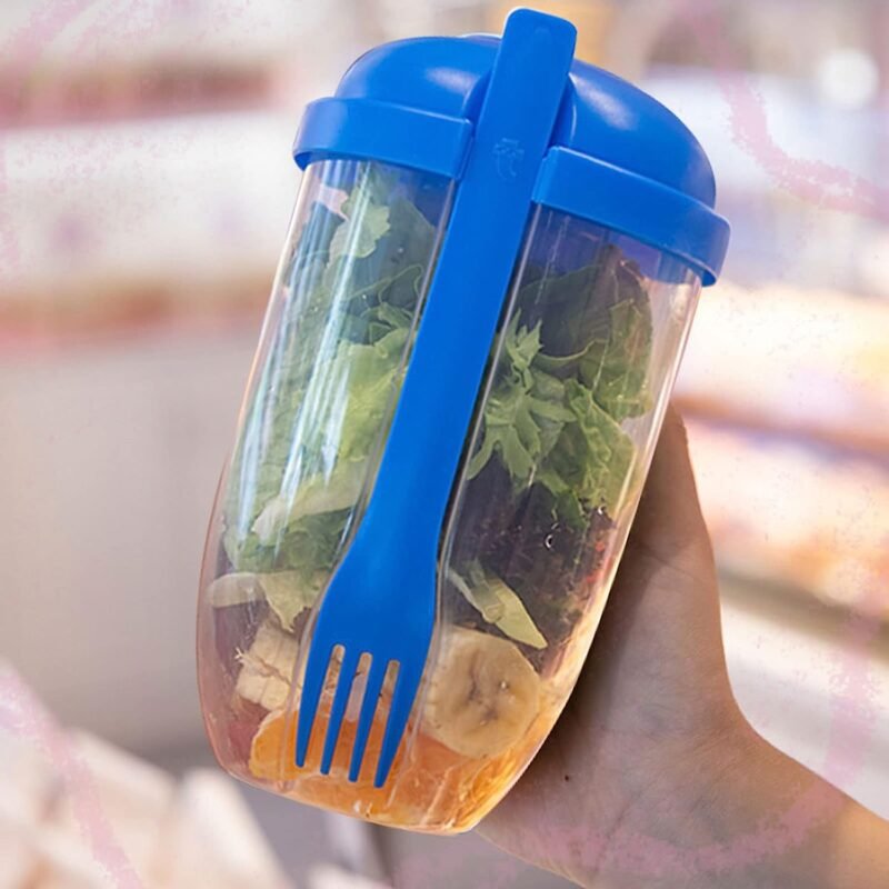 Fruit and Vegetable Salad Cups � Easy to Clean and Portable for Travel