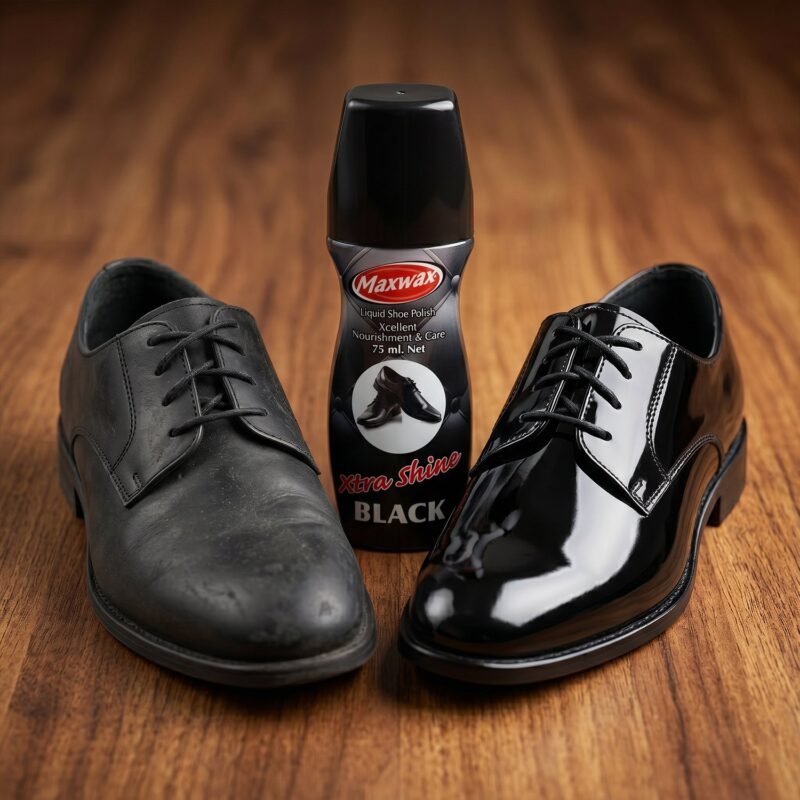Liquid Shoe Polish � Easy Application & Instant Shine for Leather Shoes