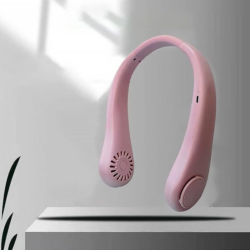 Bladeless Neck Fan – USB Rechargeable & Hands-Free |