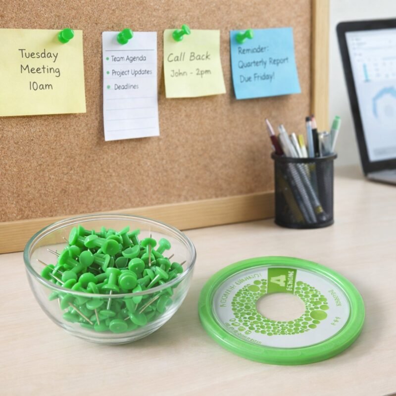 Heavy-Duty Plastic Push Pins � Reliable for Office & Home Use