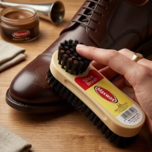 03shoebrush.jpg Shoe Cleaning Brush � Dual Action 2-in-1 for Effective Footwear Care