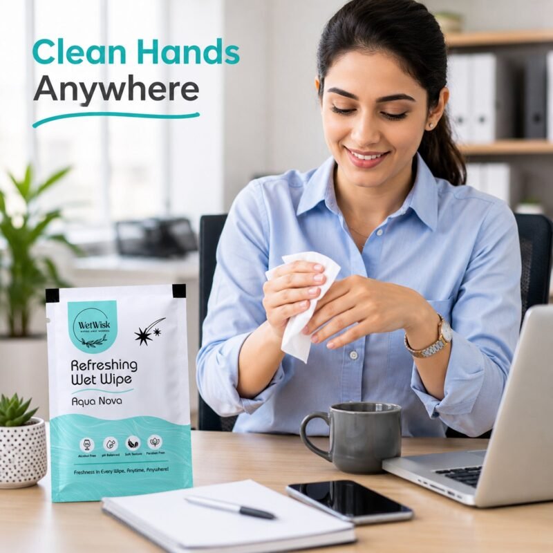 Aqua Nova Refreshing Wet Wipe � Gentle & Travel-Friendly Cleansing