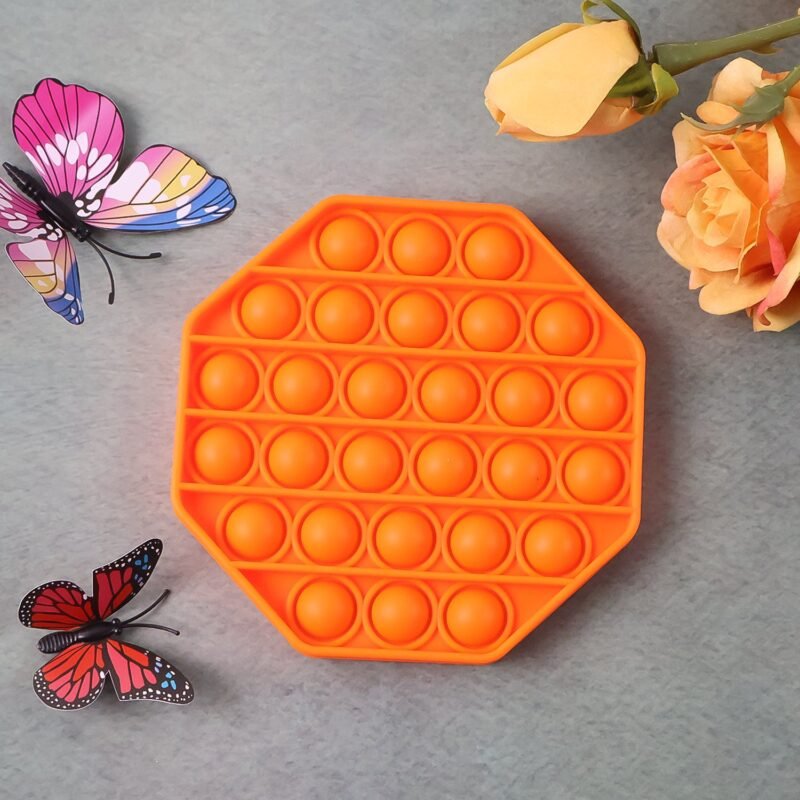 Hexagon Silicone Pop It Fidget Toy � Stress Relief & Focus