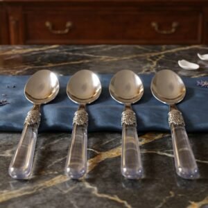 Stainless Steel Dessert Spoon – Elegant Multipurpose Cutlery for Home & Dining