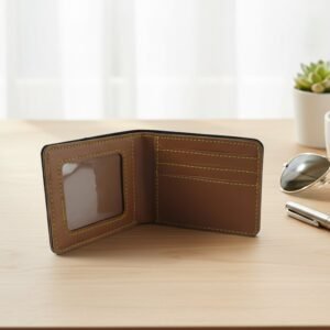 Men’s Wallet with Detachable Keychain – Compact & Durable Design