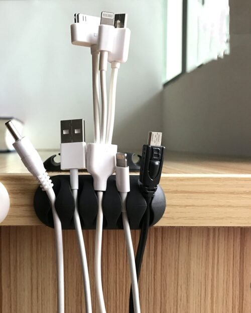 Cable Organiser Clips – Self-Adhesive Wire Management (10 Pc) | DigixDrive