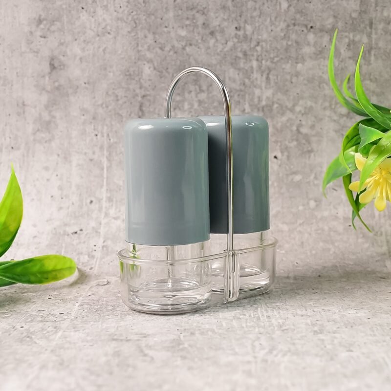 Salt & Pepper Dispenser Set – Precise Acrylic Seasoning Shakers